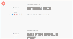 Desktop Screenshot of continentalnurses.com