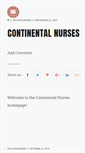 Mobile Screenshot of continentalnurses.com